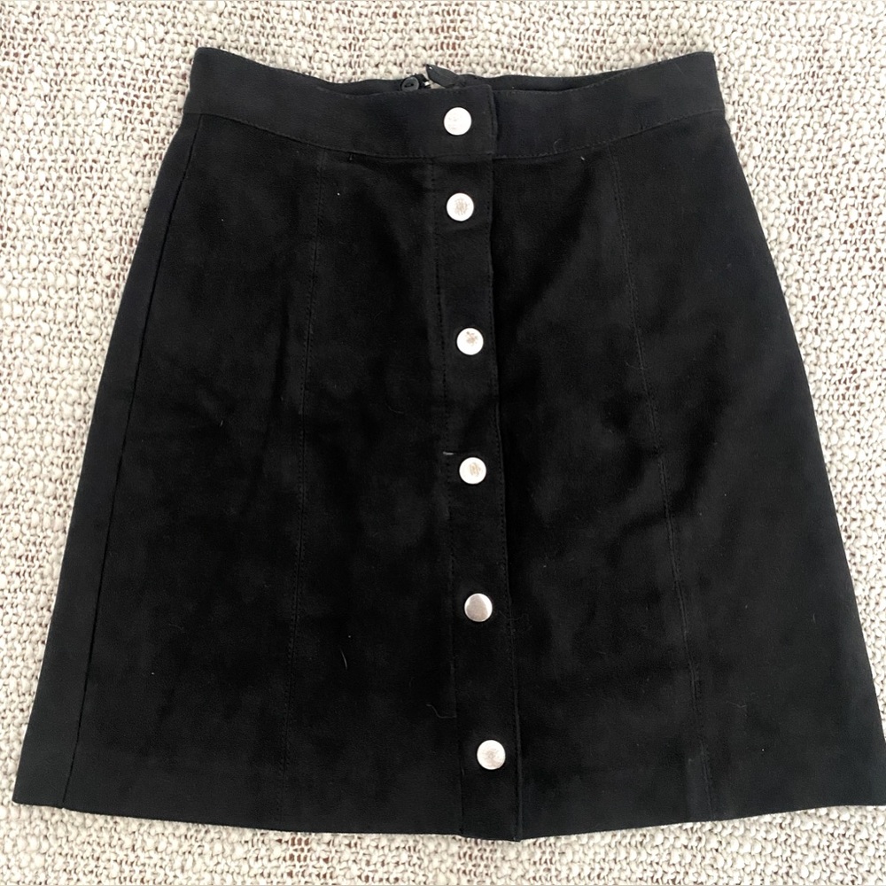 H&M Suede Skirt